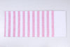 White and Taffy Pink Stripes Single Bedsheet