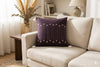 Dark Purple Cushion Cover