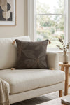 Charcoal Brown Cushion Cover
