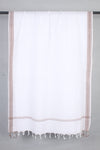 White Gamchh with Brown Border