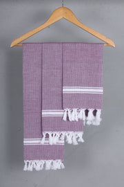 Handwoven Cotton Napkin with Honeycomb Weave