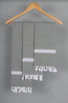 Green Shade Napkin with White Border