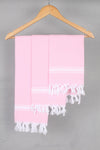 Pink Napkin with White Border