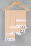 Amber Napkin with White Border