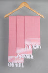 Pink Napkin with White Border