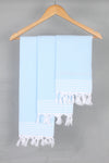 Sky Blue Napkin with White Striped