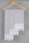 Gray Napkin with White Striped