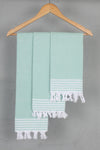 Mint Green Napkin with White Striped