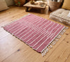 Magenta and White Striped Aasni