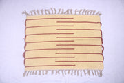 Yellow Aasni with Red Stripes
