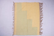 Yellow Aasni with Green Stripes