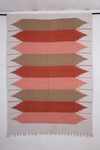 Handwoven Striped Cotton Dari Rug
