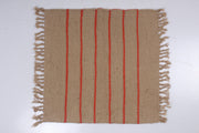 Rustic Jute Striped Placemat