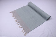 Grey and Blue Lining Yoga Mat