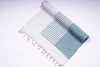 Blue and White Semi Striped Yogamat