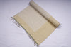 Light Yellow and White Semi Striped Yogamat