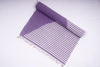 Purple and White Semi Striped Yogamat