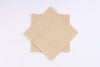 Sepia Cotton Handkerchief with Brown Border