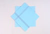 Sky Blue Cotton Handkerchief with Blue Border
