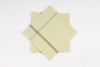 Green Cotton Handkerchief with Brown Border