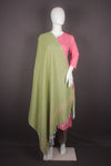 Handwoven Cotton Plaine Handembroidery Shawl