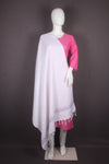 Handwoven Cotton Plaine Handembroidery Shawl