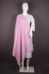 Handwoven Cotton Plaine Handembroidery Shawl