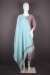 Handwoven Cotton Plaine Handembroidery Shawl
