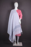 White Jacquard Shawl