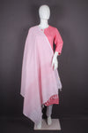 Pink Jacquard Shawl