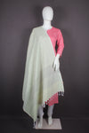 Lime Green Jacquard Shawl
