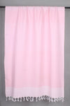 Handwoven Cotton Pink Plaine Shawl