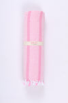 Baby Pink Ultra Soft Bath Towel with Pink Stripes