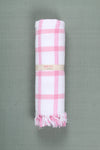 White Check Ultra Soft Bath Towel