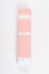 Peach Ultra Soft Bath Towel with White Border