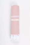 Mulberry Ultra Soft Bath Towel with White Stripes