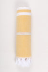 Yellow Towel with White Striped