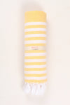 Turmeric Yellow Ultra Soft Bath Towel with White Lining