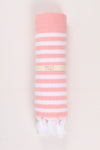 Pink Soft Bath Towel with White Striped