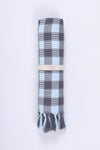 Ultra Soft Cotton Bath Towel with Gingham Check Pattern