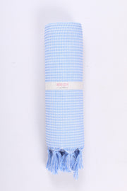 Handwoven Cotton Bath Towel with Self Check