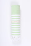 Sea Green Ultra Soft Bath Towel with White Striped