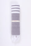 Brown Ultra Soft Bath Towel with White Striped