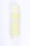 Yellow Towel with White Striped