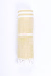 Yellow Towel with White Striped
