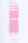 Pink Towel with White Striped