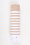 Peach Ultra Soft Bath Towel with White Striped