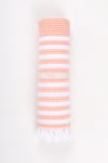 Pink Towel with White Striped