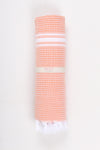 Pink Towel with White Striped