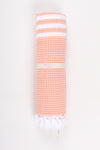 Pink Towel with White Striped